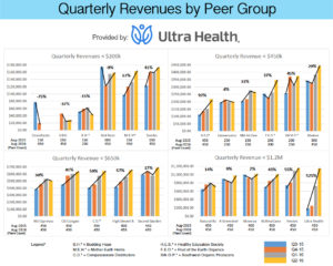 Medical Cannabis Program producers' performances by peer group.